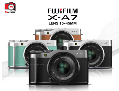 Fujifilm Camera X-A7 Kit 15-45 mm.