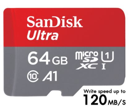 SanDisk Ultra MicroSDXC UHS-I 64GB