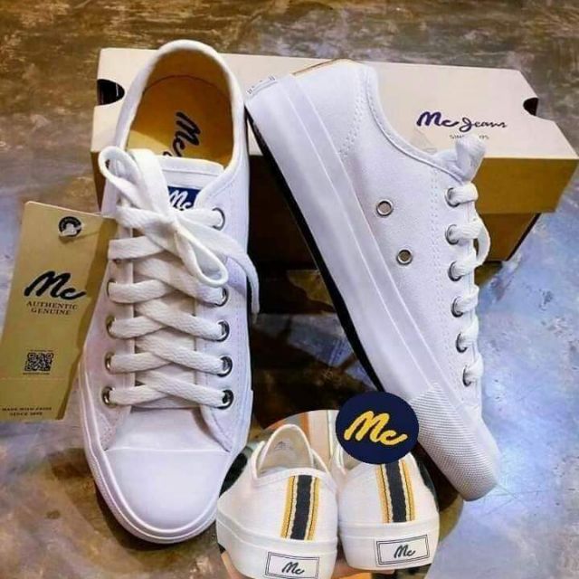 Mc Jeans รองเท้าผ้าใบ Unisex สีขาว เบอร์ 5